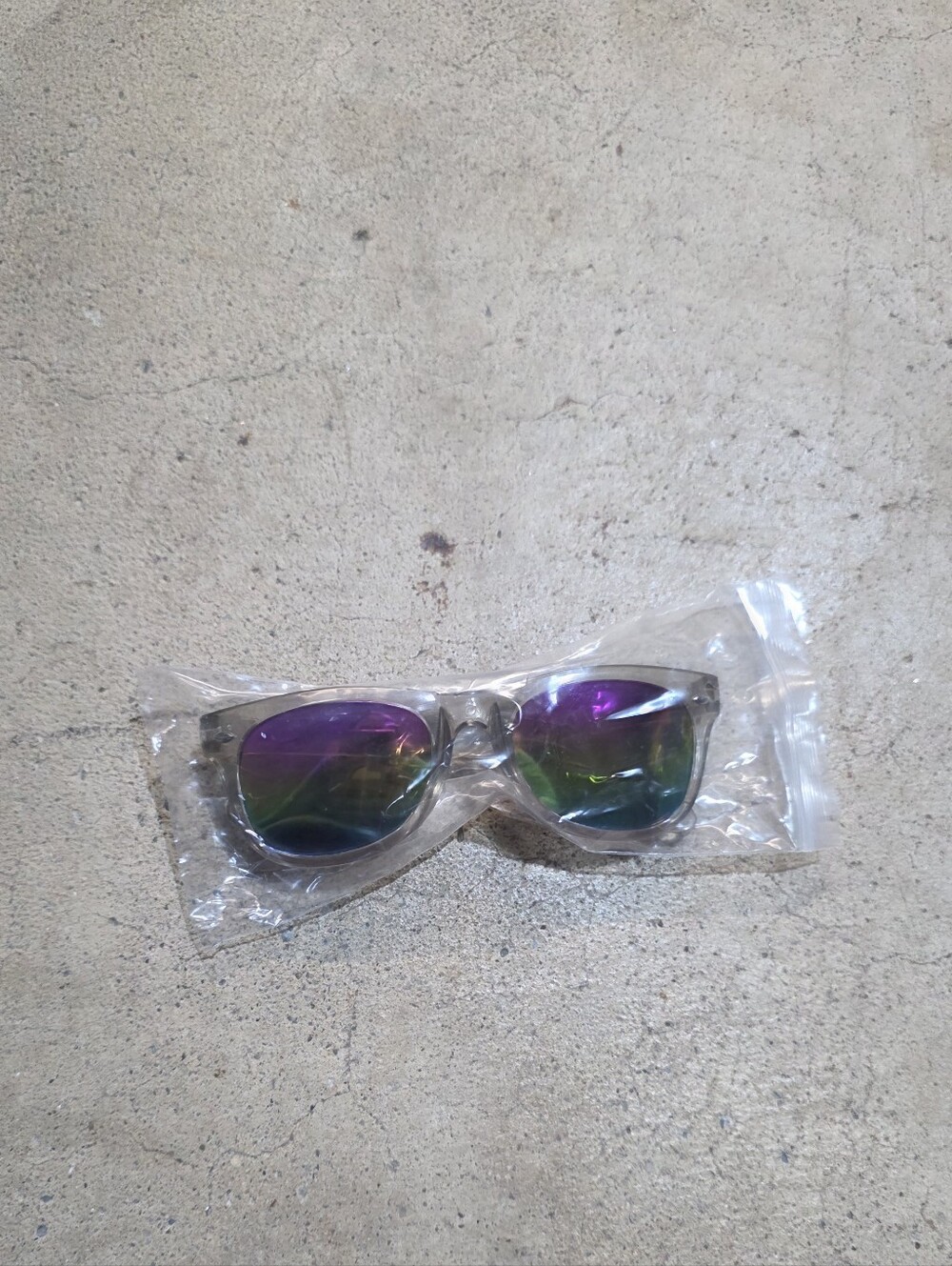Kids Mirrored Purple-Green Sunglasses